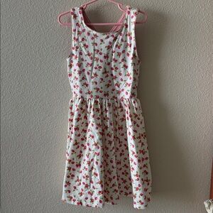 Girls Polo Ralph Lauren Strawberry Print Dress, 6